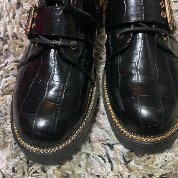 ASOS croc buckle boots - Picture 2 of 5